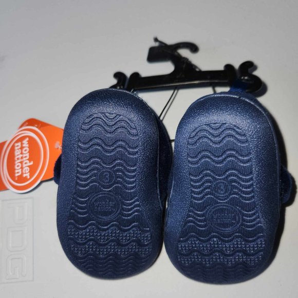 Wonder Nation Dinosaur Baby Slippers - Size 3 - NWT - Picture 3 of 5